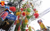 Phố bích họa Phùng Hưng ngập tràn không khí Tết cổ truyền